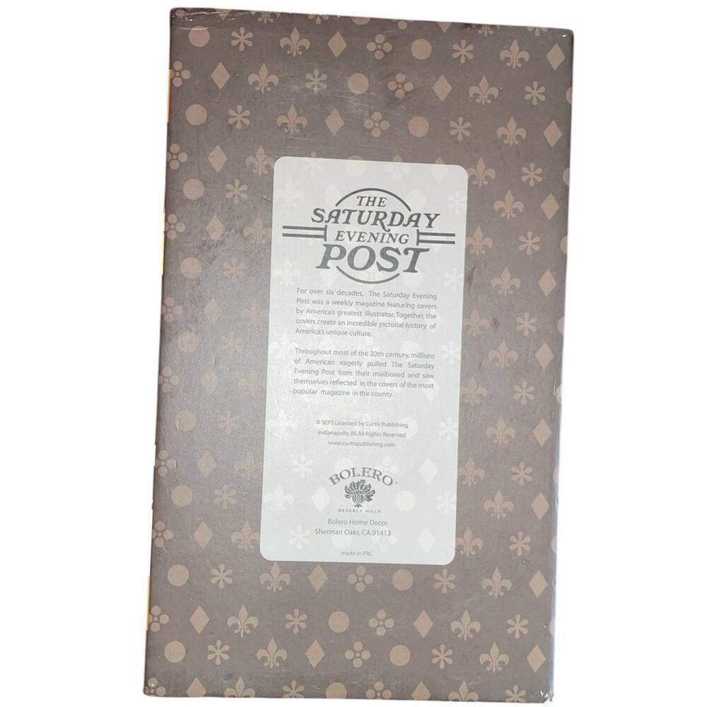 Saturday Evening Post Keepsake Multipurpose Hard Board Chest Box - Picture 3 of 9